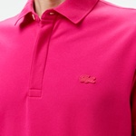 Erkek Regular Fit Pembe Paris Polo