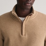 GANT Erkek Bej Regular Fit Yarım Fermuarlı Sweatshirt