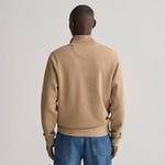 GANT Erkek Bej Regular Fit Yarım Fermuarlı Sweatshirt