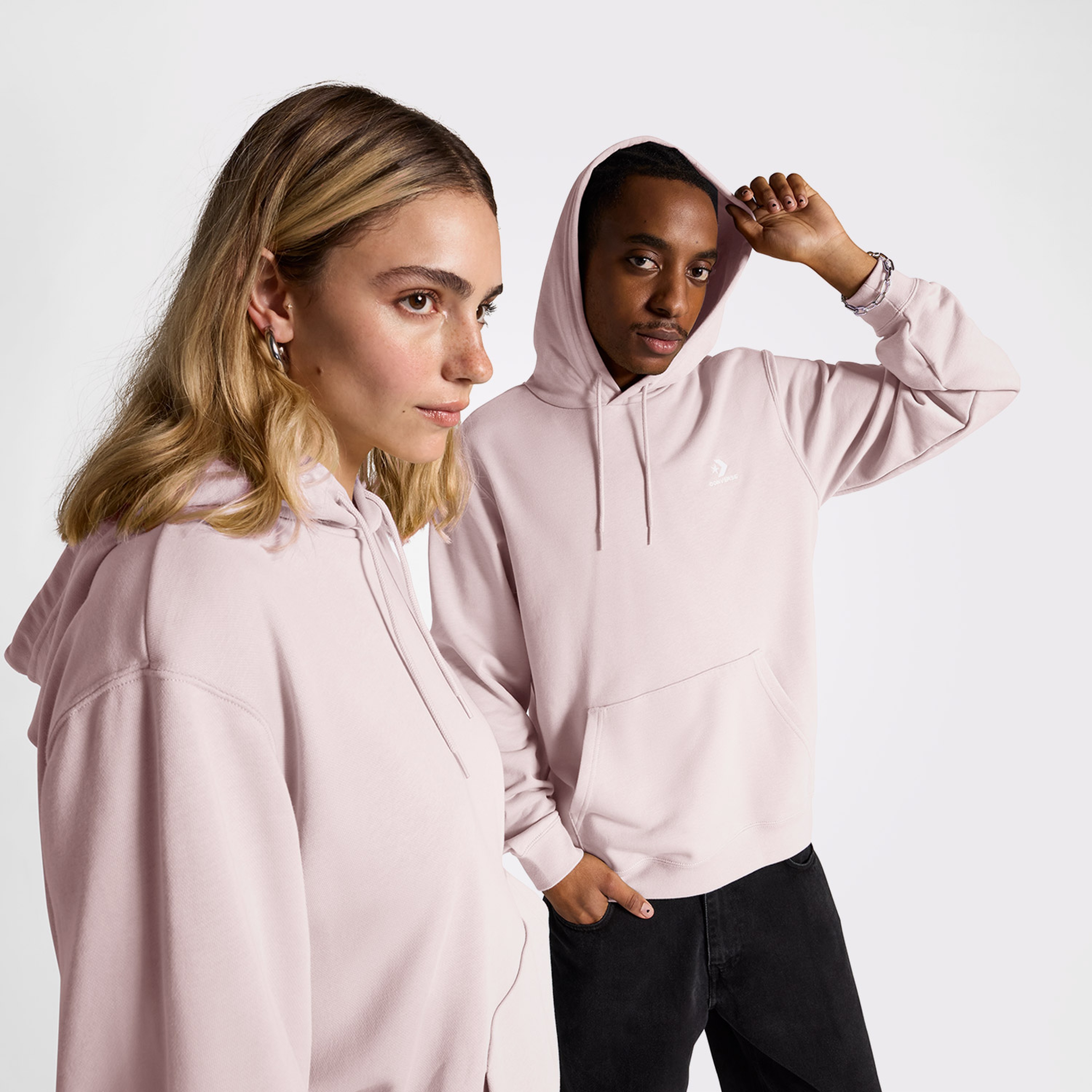 Converse Go-To Unisex Pembe Sweatshirt