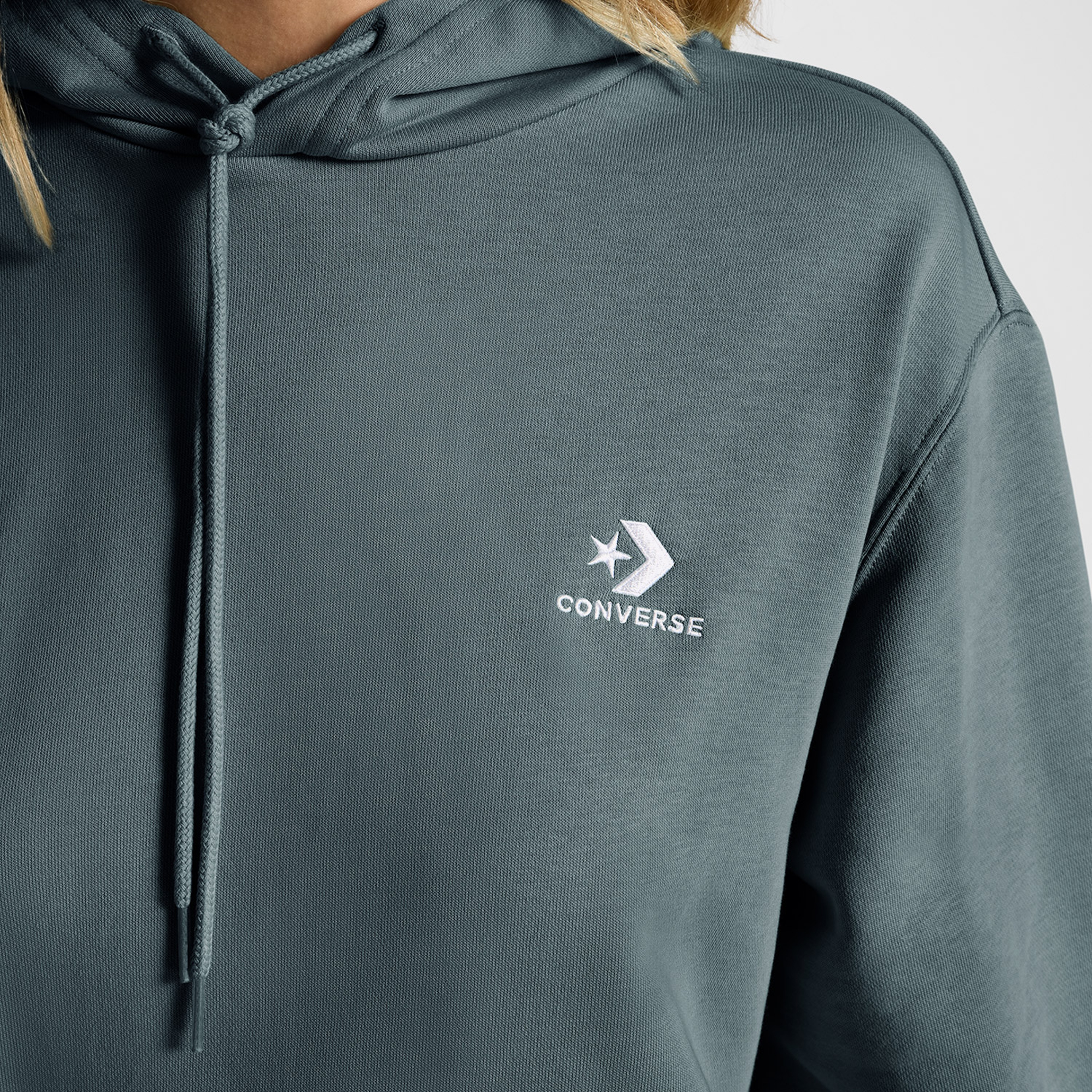 Converse Go-To Unisex Yeşil Hoodie