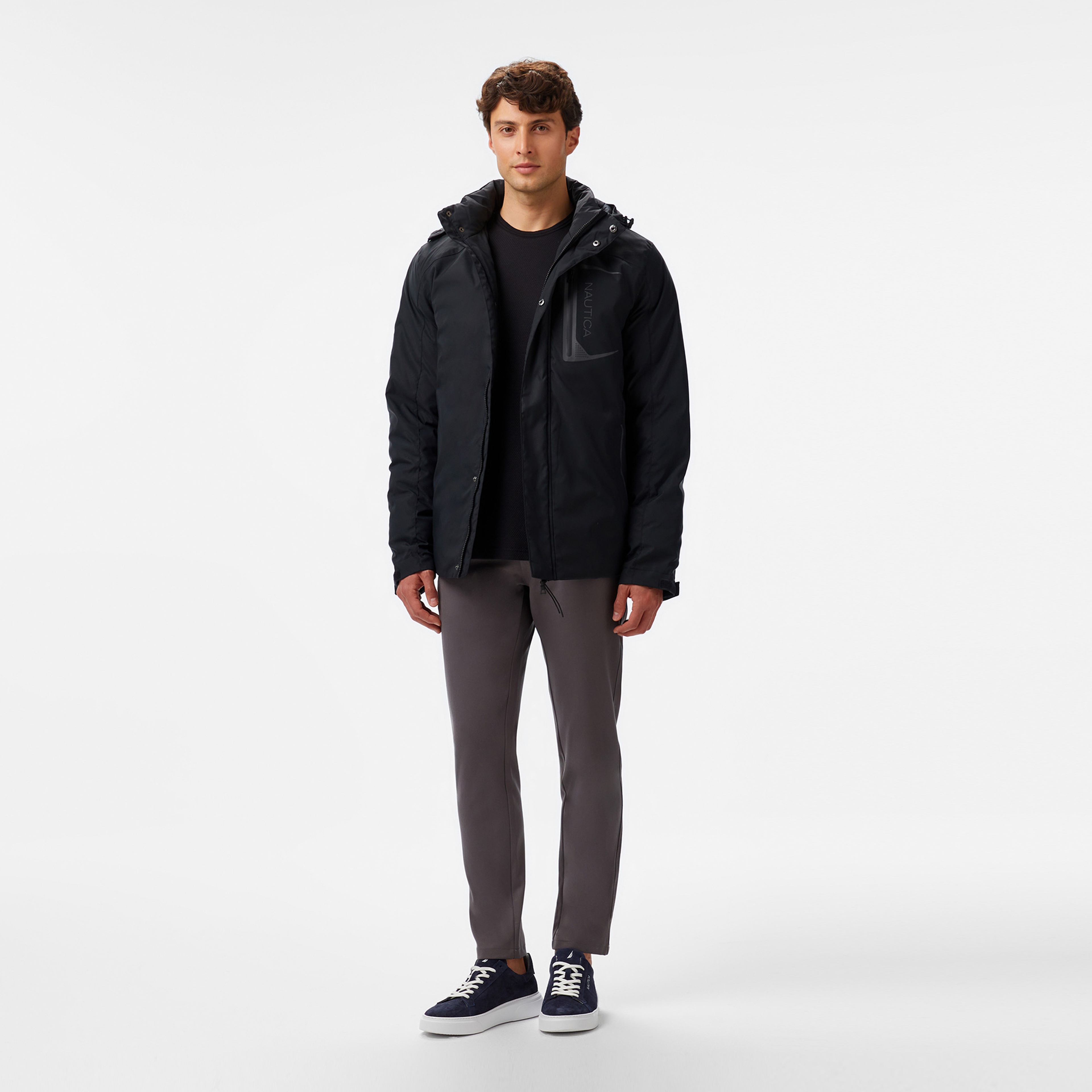 Nautica Erkek Siyah Mont