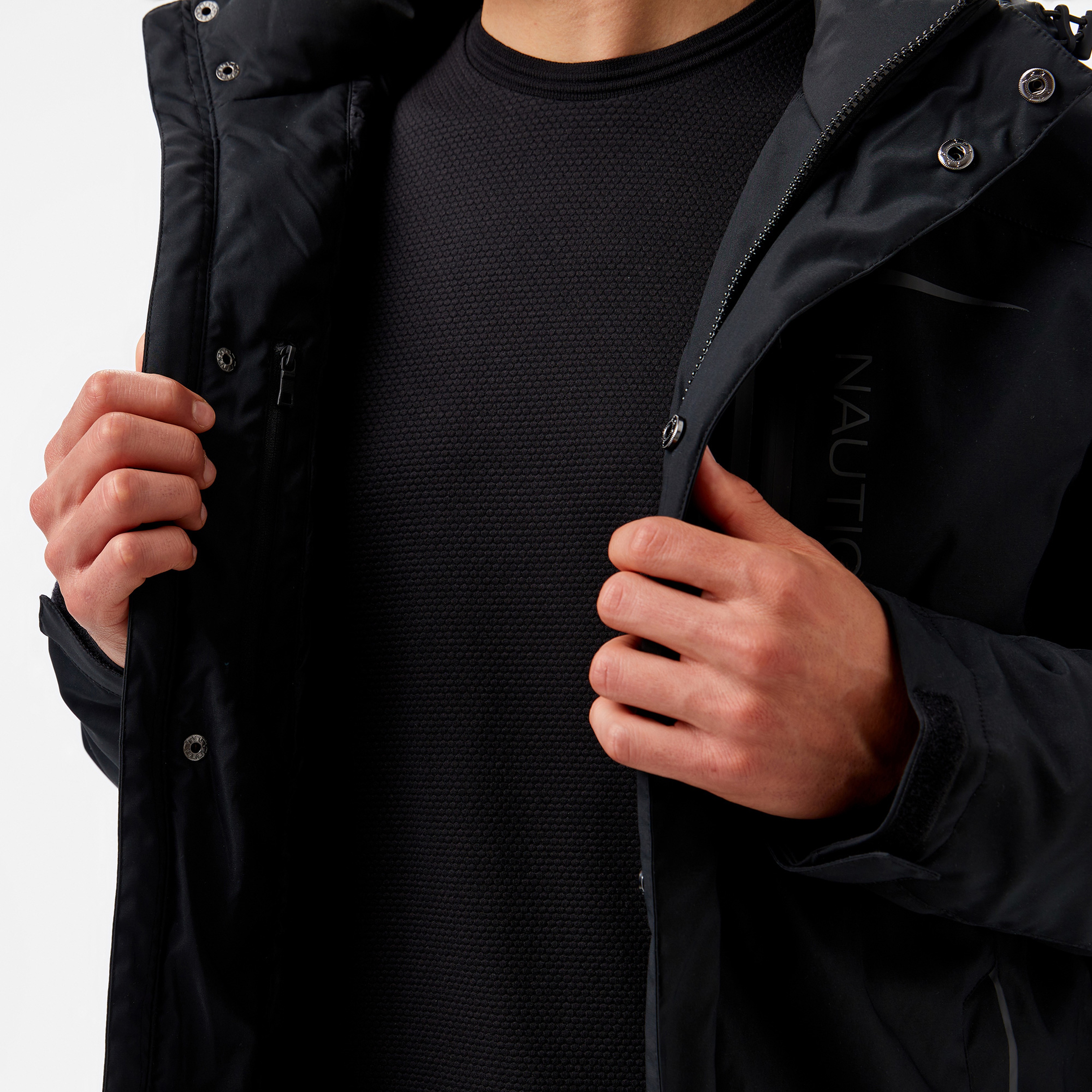 Nautica Erkek Siyah Mont