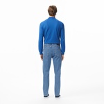 Erkek Regular Fit Mavi Jean Pantolon