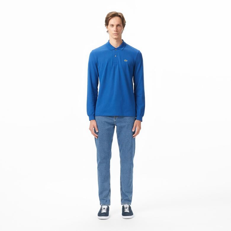 Erkek Regular Fit Mavi Jean Pantolon