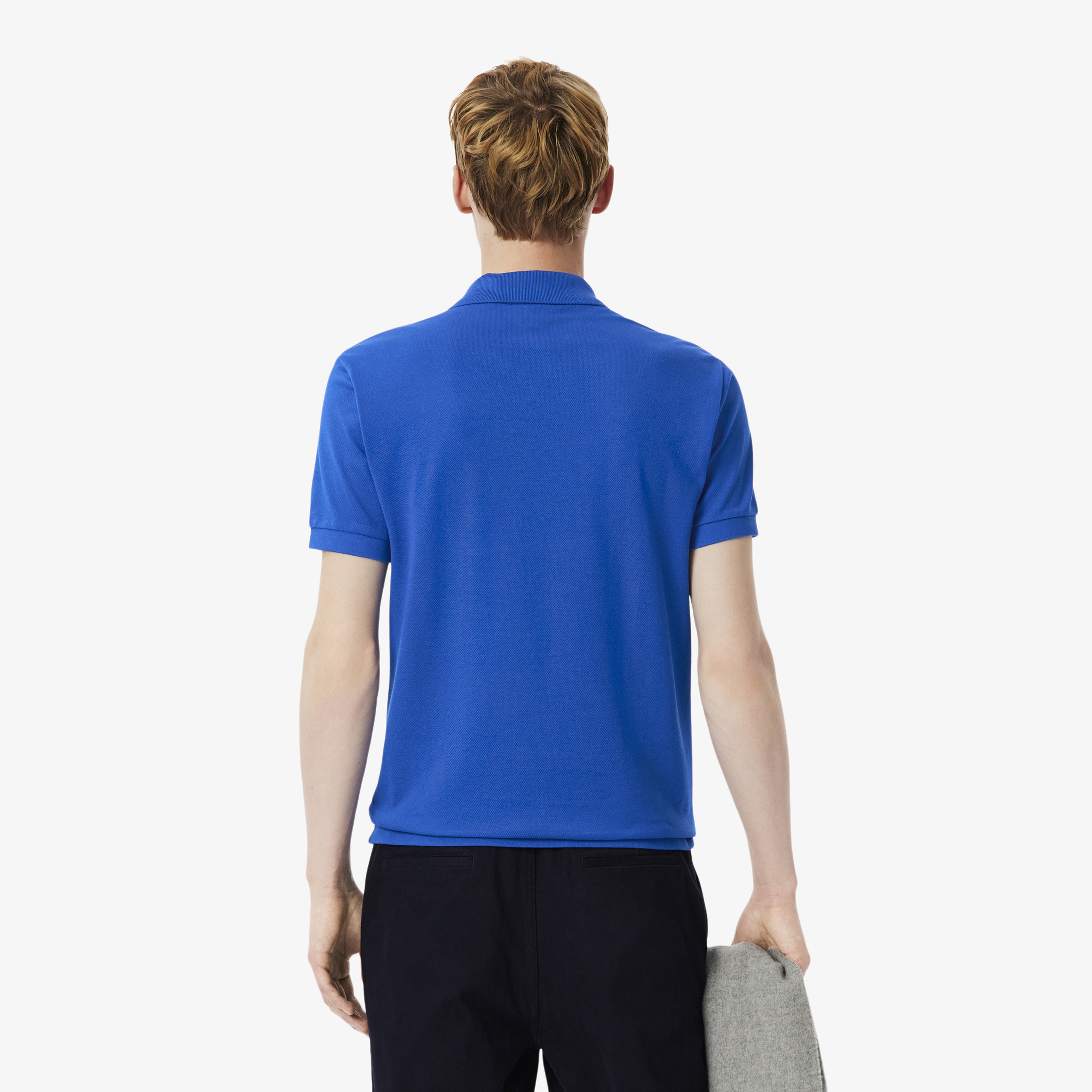 L.12.12 Erkek Classic Fit Koyu Mavi Polo