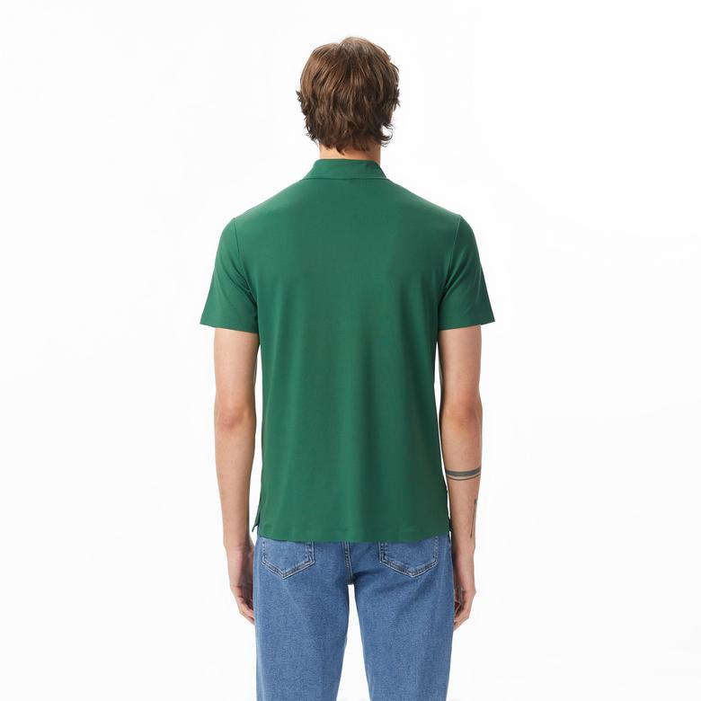 Erkek Regular Fit Yeşil Polo