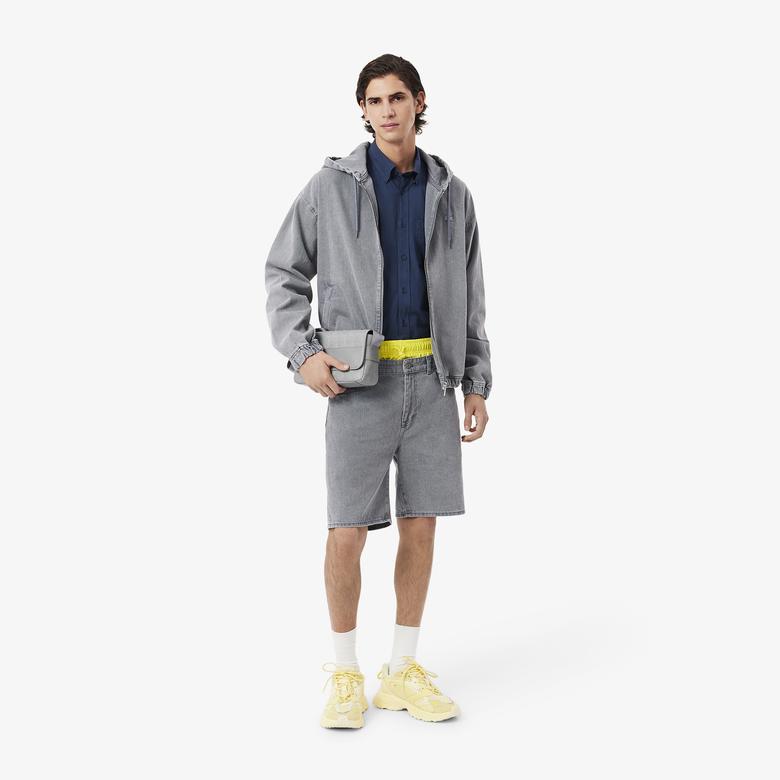 Erkek Relaxed Fit Mavi Gömlek