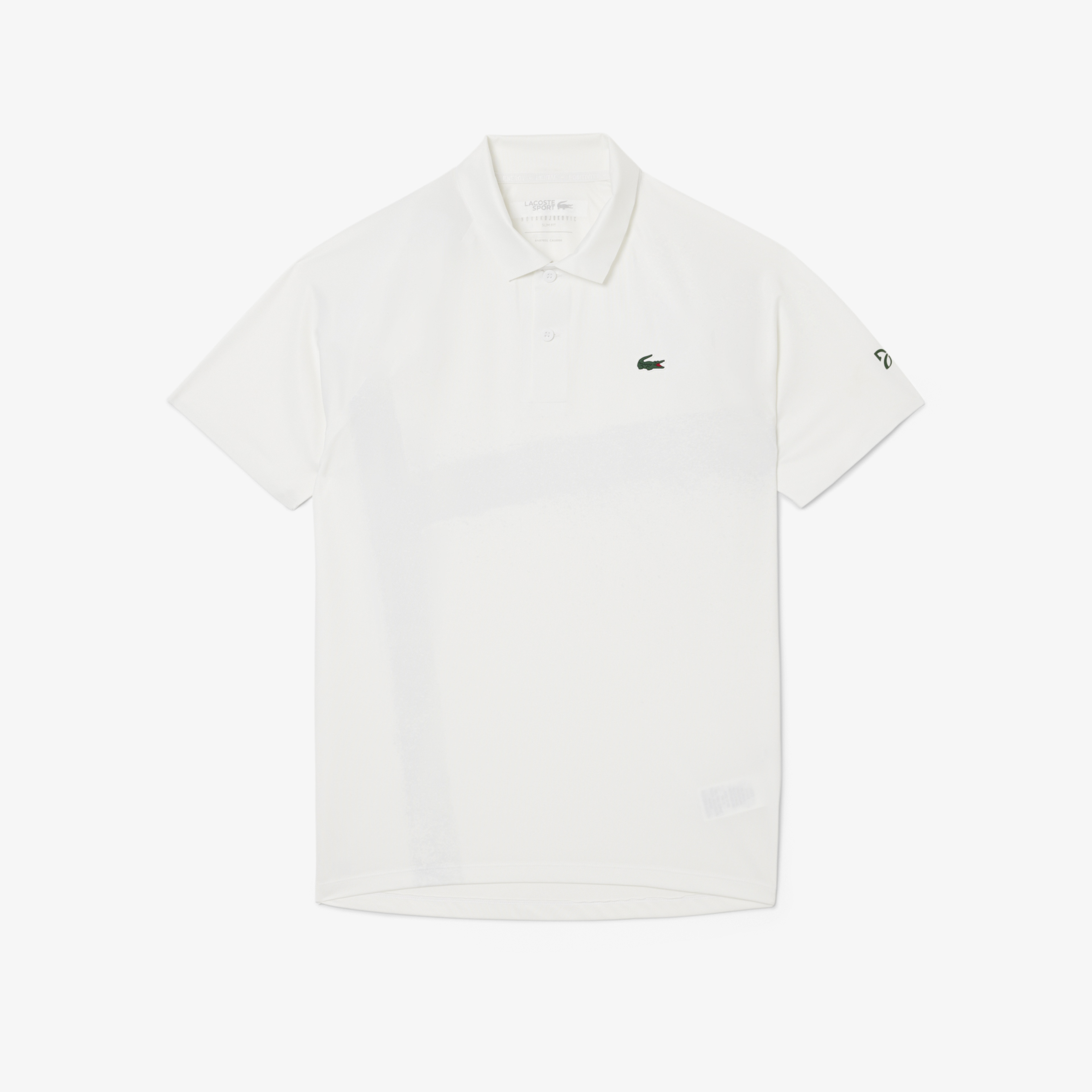 SPORT X Novak Djokovic Erkek Slim Fit Baskılı Beyaz Polo