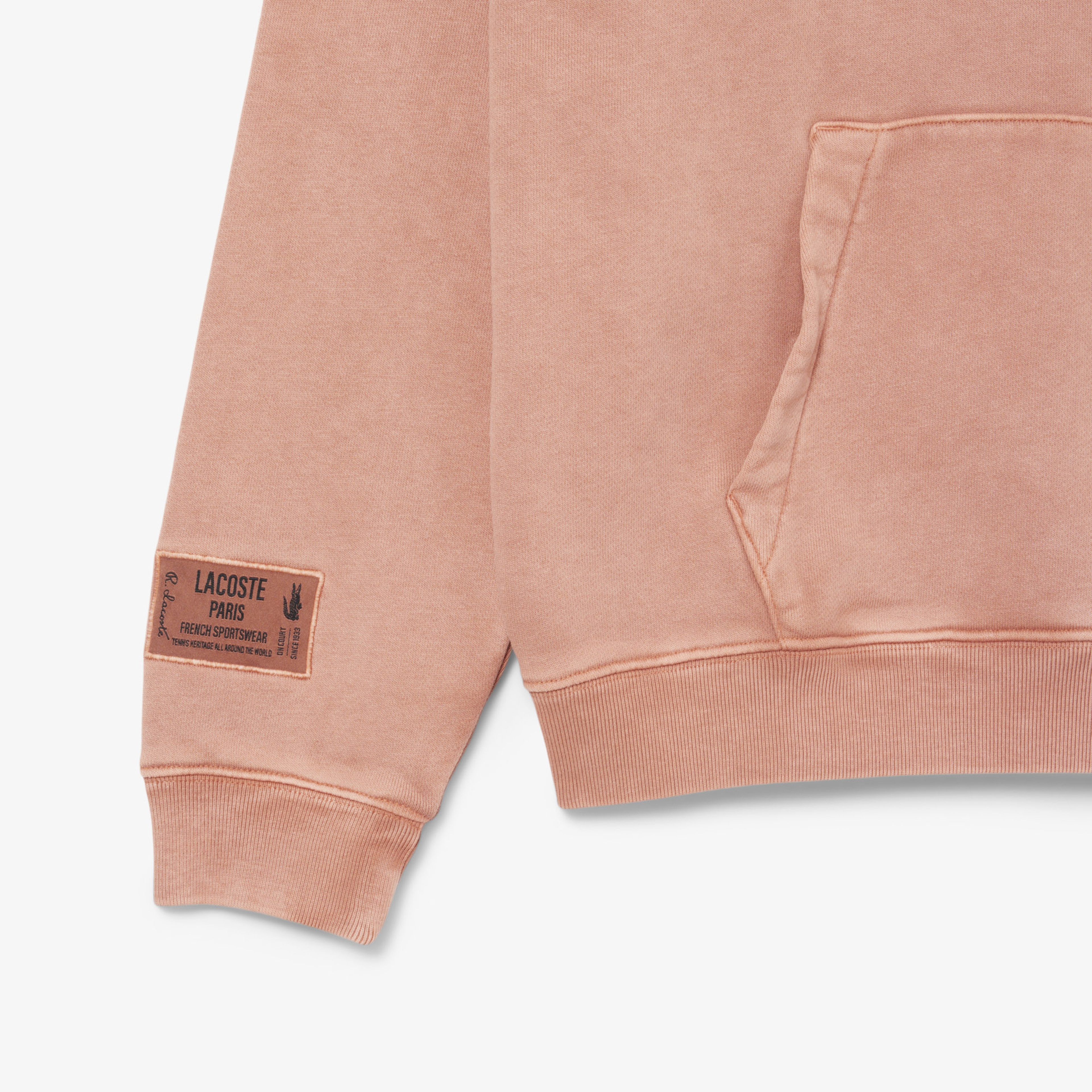 Erkek Loose Fit Kapüşonlu Kahverengi Sweatshirt