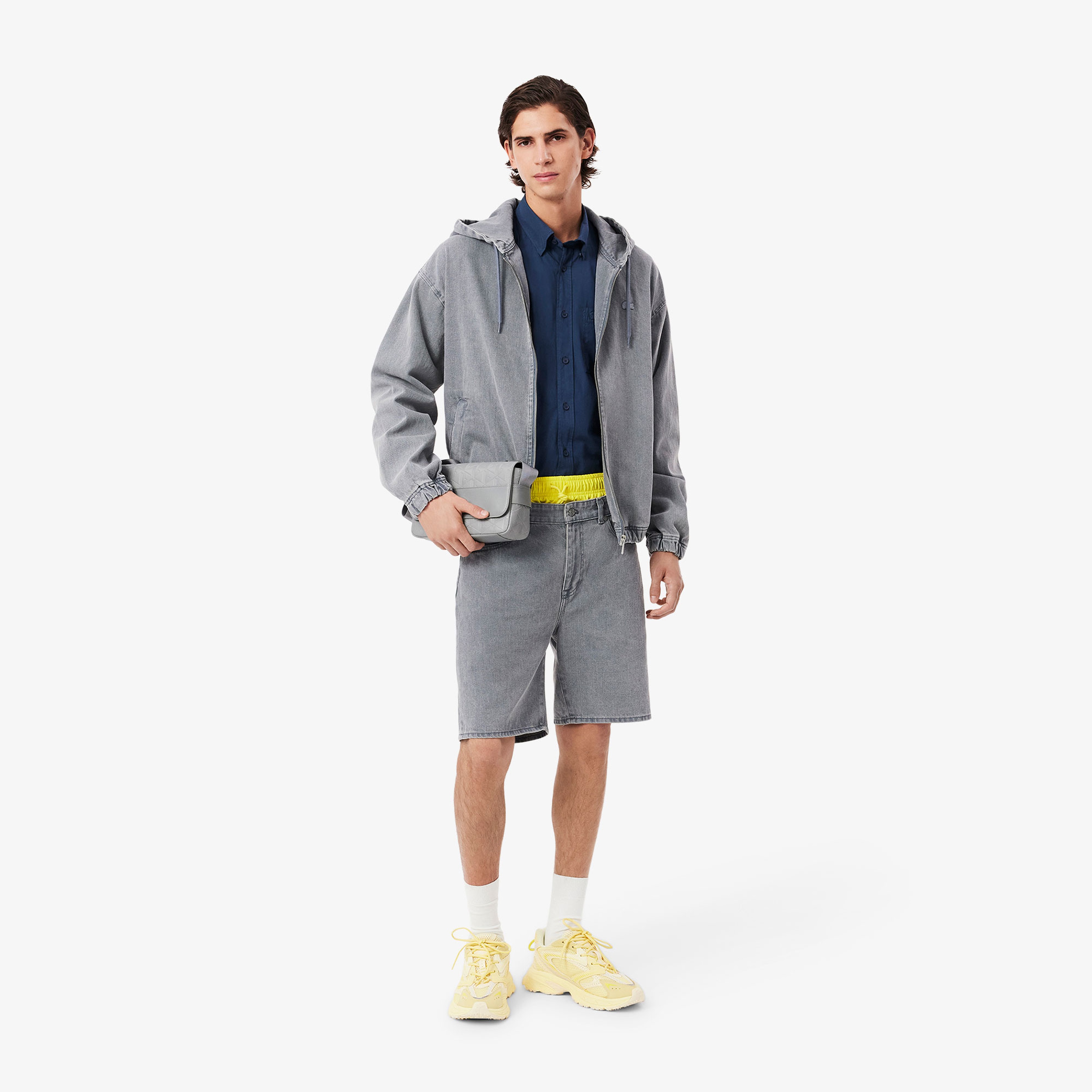 Erkek Relaxed Fit Mavi Gömlek