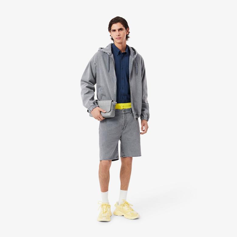 Erkek Relaxed Fit Mavi Gömlek