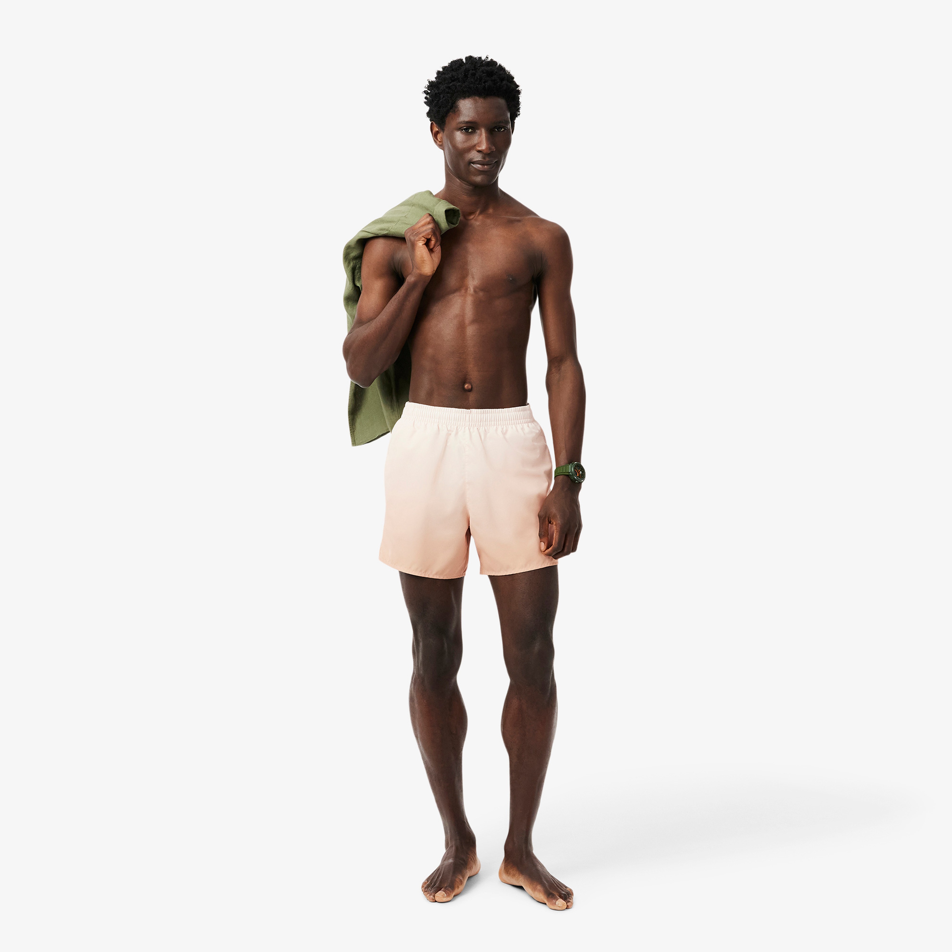 Lacoste Swim Erkek Pembe Mayo