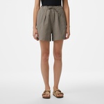 Nautica Kadın Kahverengi Relaxed Fit Çizgili Şort