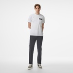 Nautica Erkek Beyaz Regular Fit Baskılı T-Shirt