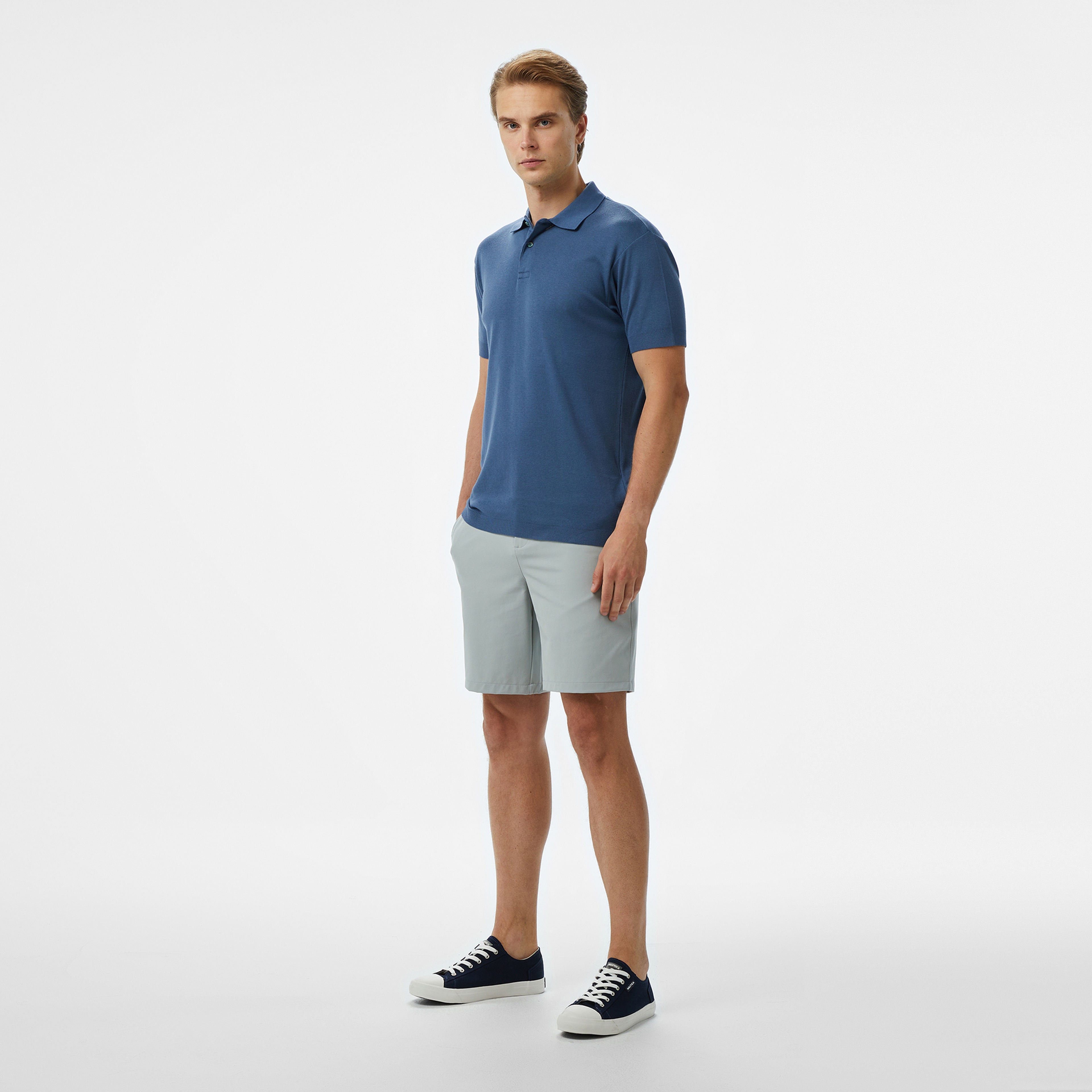 Nautica Erkek Mavi Classic Fit Polo