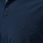 Nautica Erkek Lacivert Classic Fit Desenli Polo