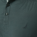 Nautica Erkek Yeşil Classic Fit Desenli Polo