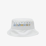 Nautica Çocuk Beyaz Baskılı Şapka
