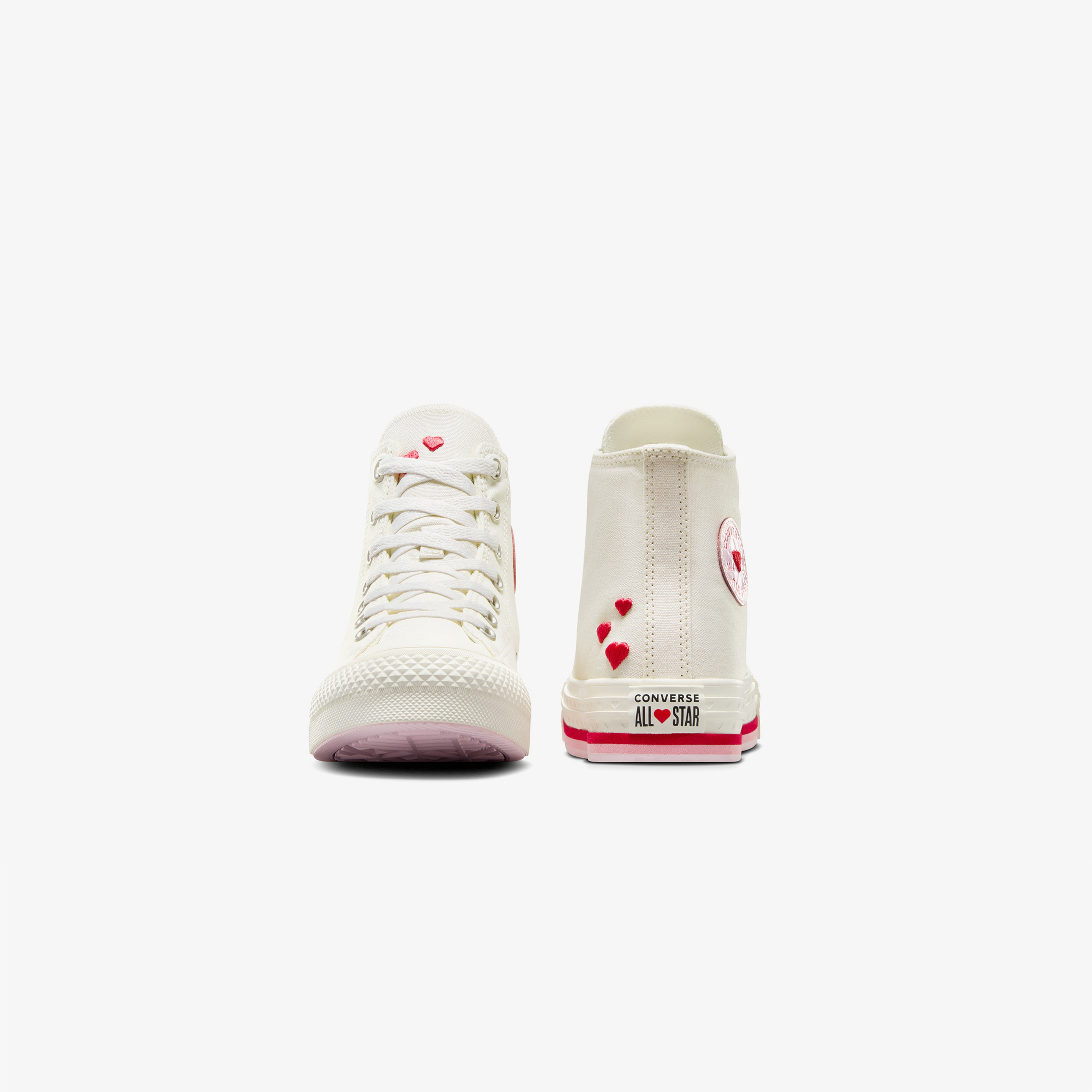 Converse Chuck Taylor All Star Valentine's Day Çocuk Beyaz Sneaker