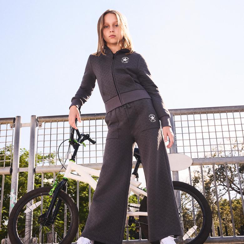 Converse Star Pointelle Çocuk Siyah Eşofman Altı