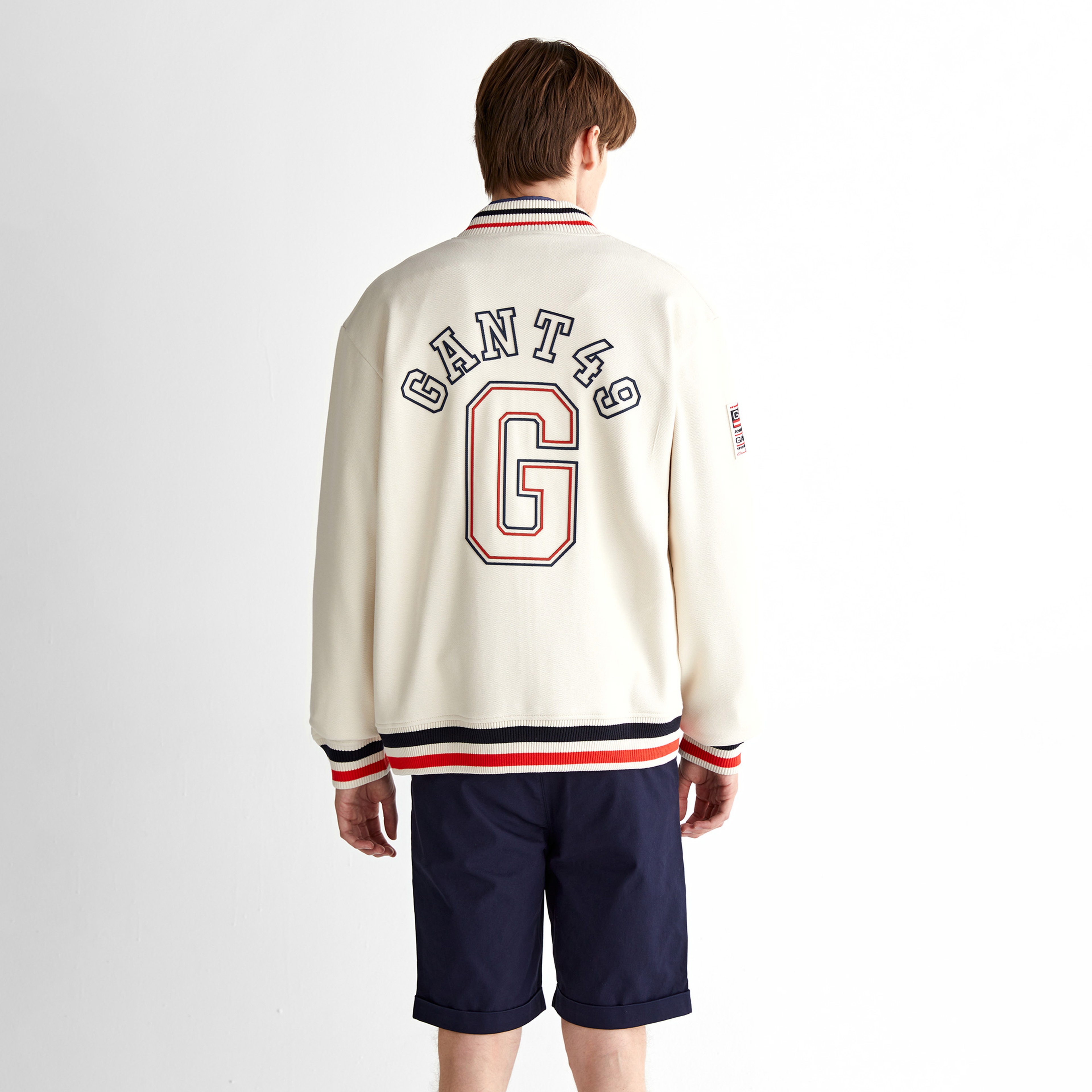 GANT Erkek Krem Regular Fit Hakim Yaka Logolu Ceket