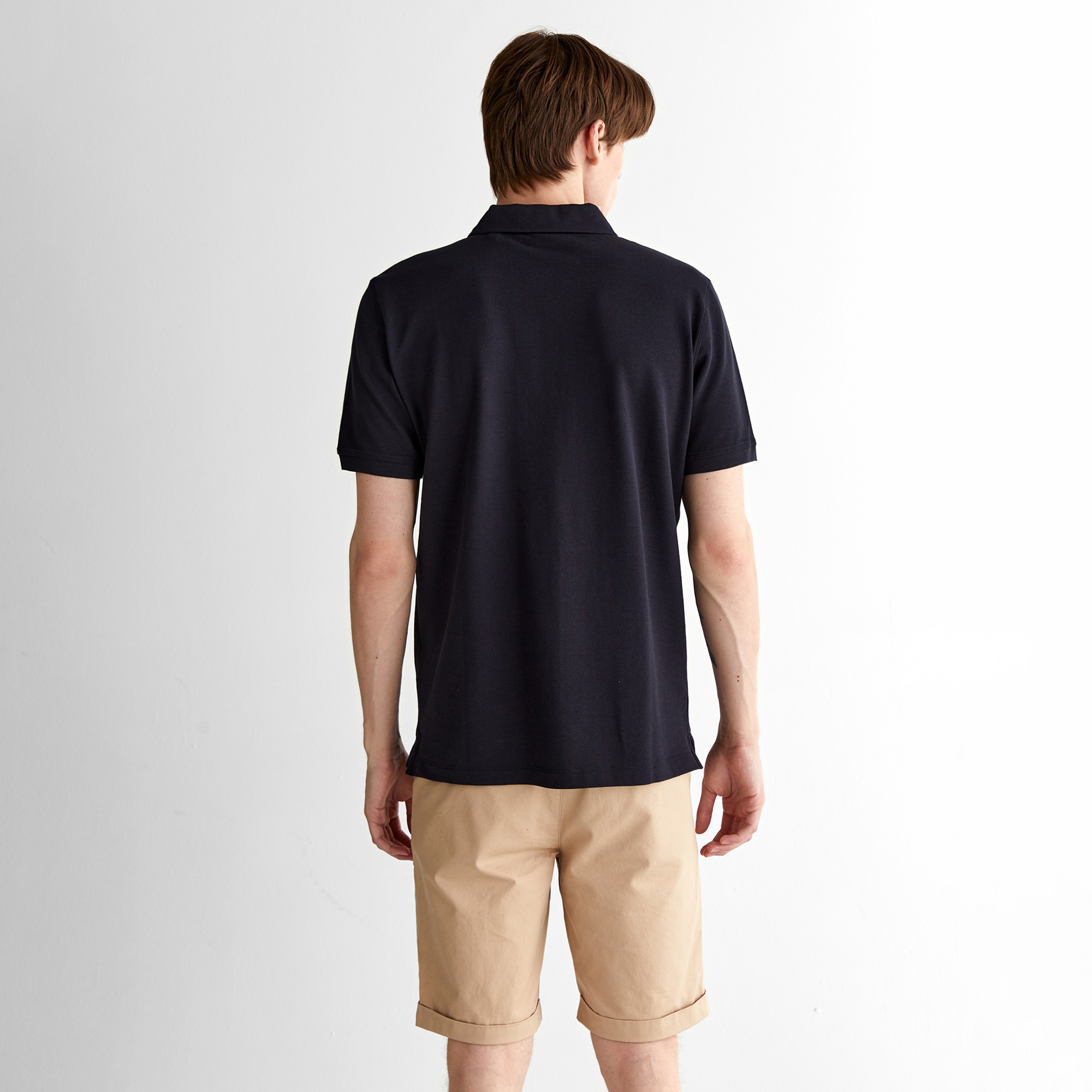 GANT Erkek Siyah Regular Fit Logolu Polo