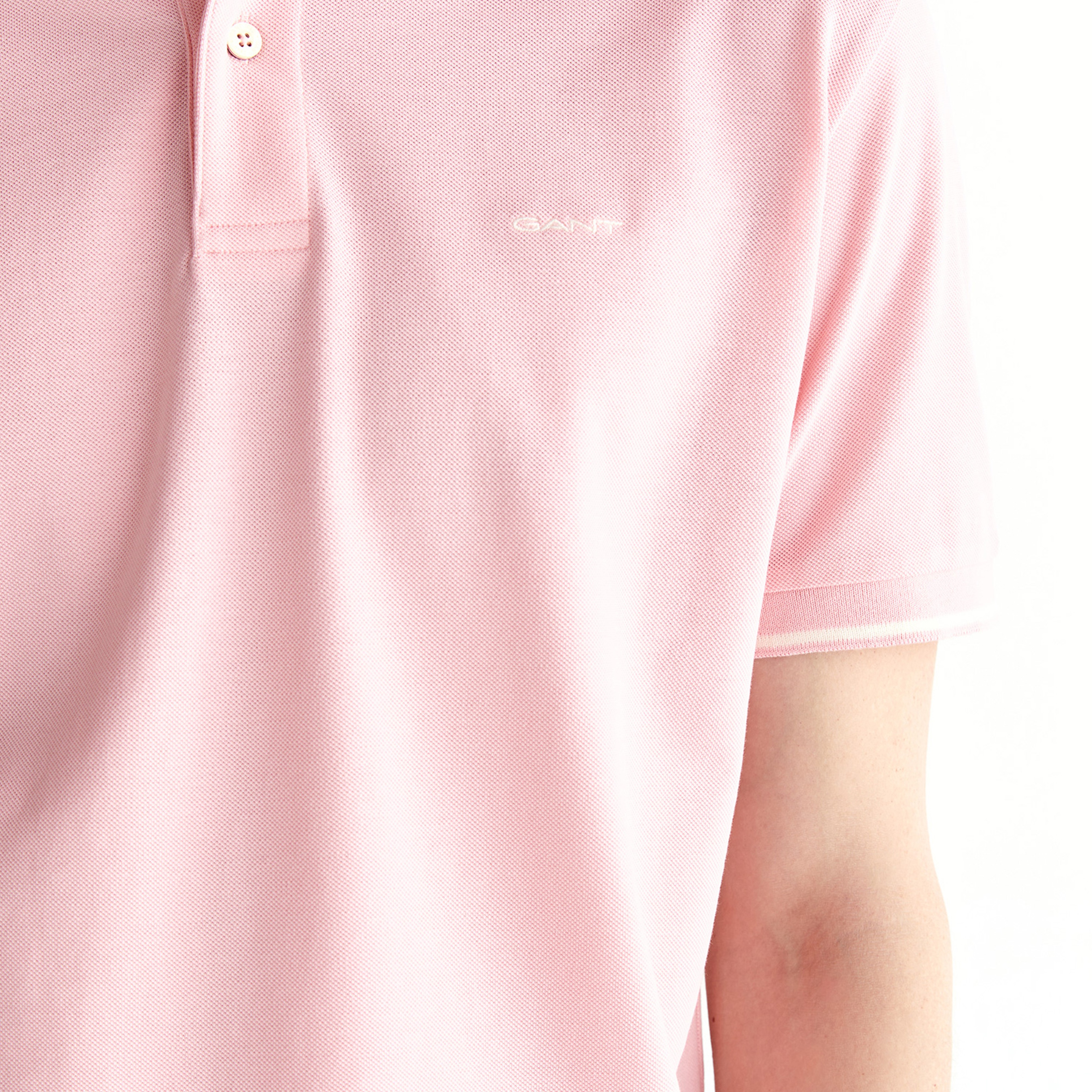 GANT Erkek Pembe Regular Fit Polo