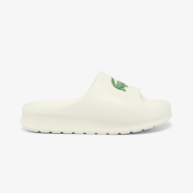 Lacoste Beyaz Lacoste Serve Slide 2.0 Kadın Terlik