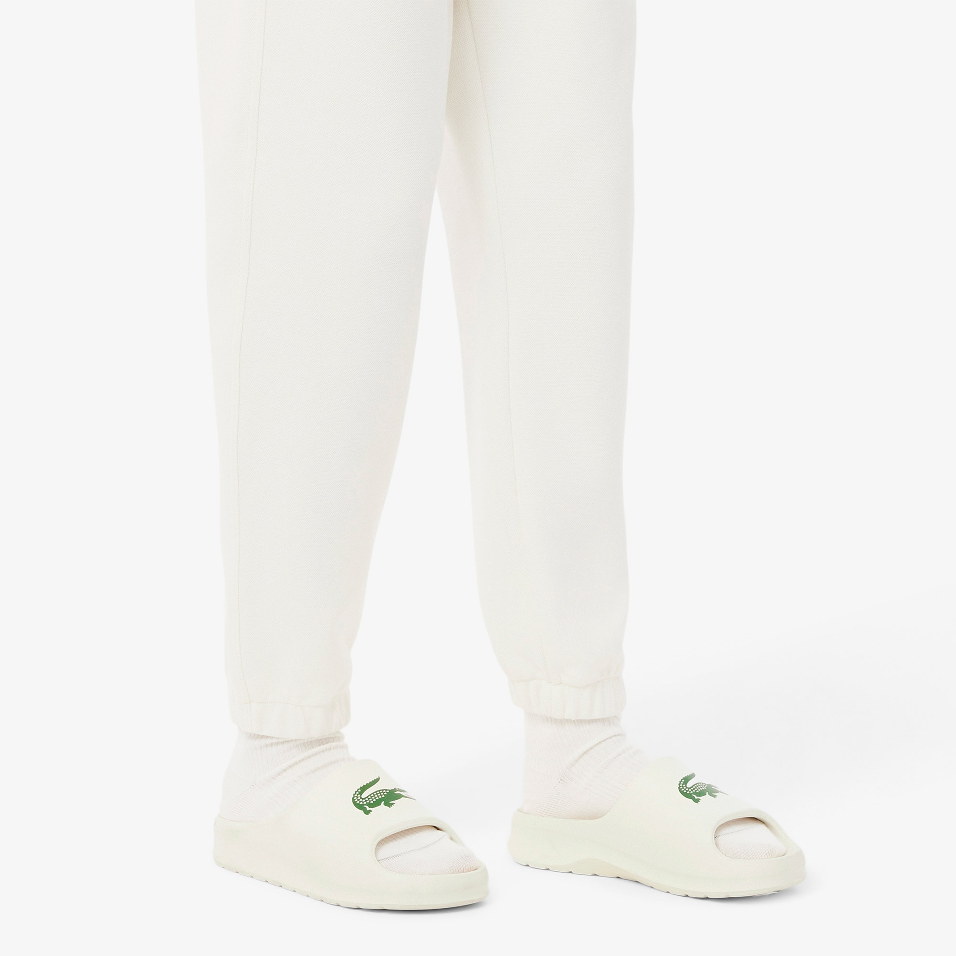 Lacoste Serve Slide 2.0 Kadın Beyaz Terlik