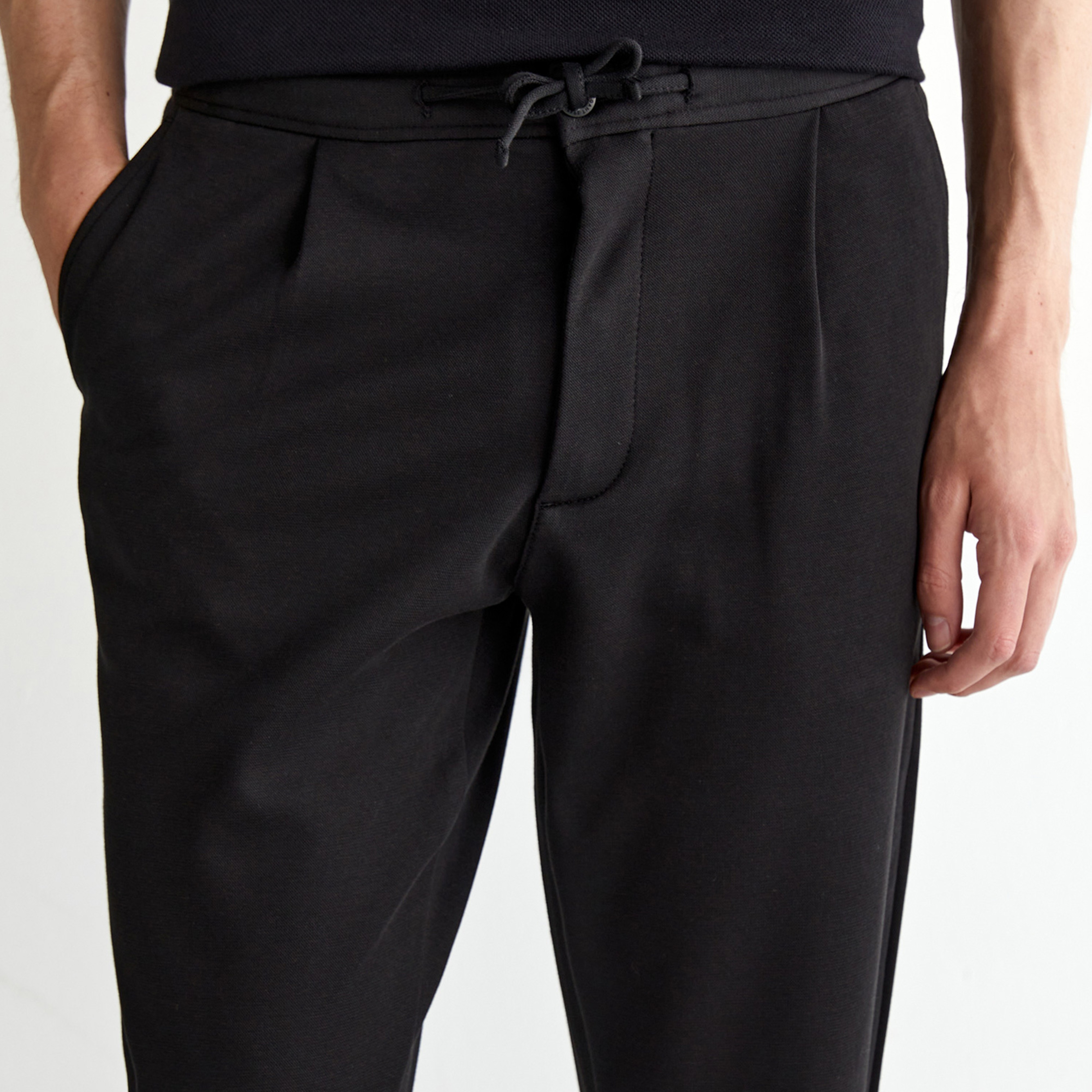 GANT Erkek Siyah Regular Fit Jogger Pantolon