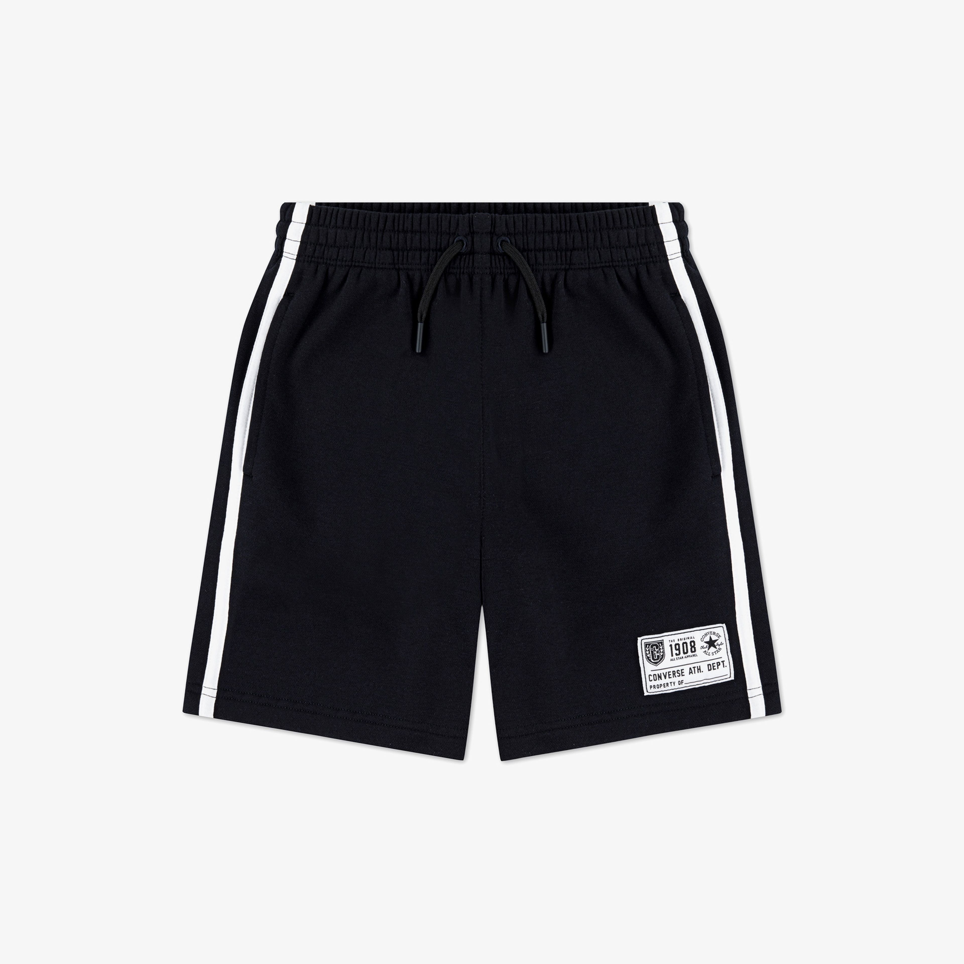 Converse Side Stripe Retro Çocuk Siyah Şort