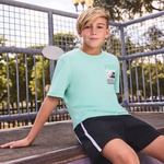 Converse Side Stripe Retro Çocuk Siyah Şort