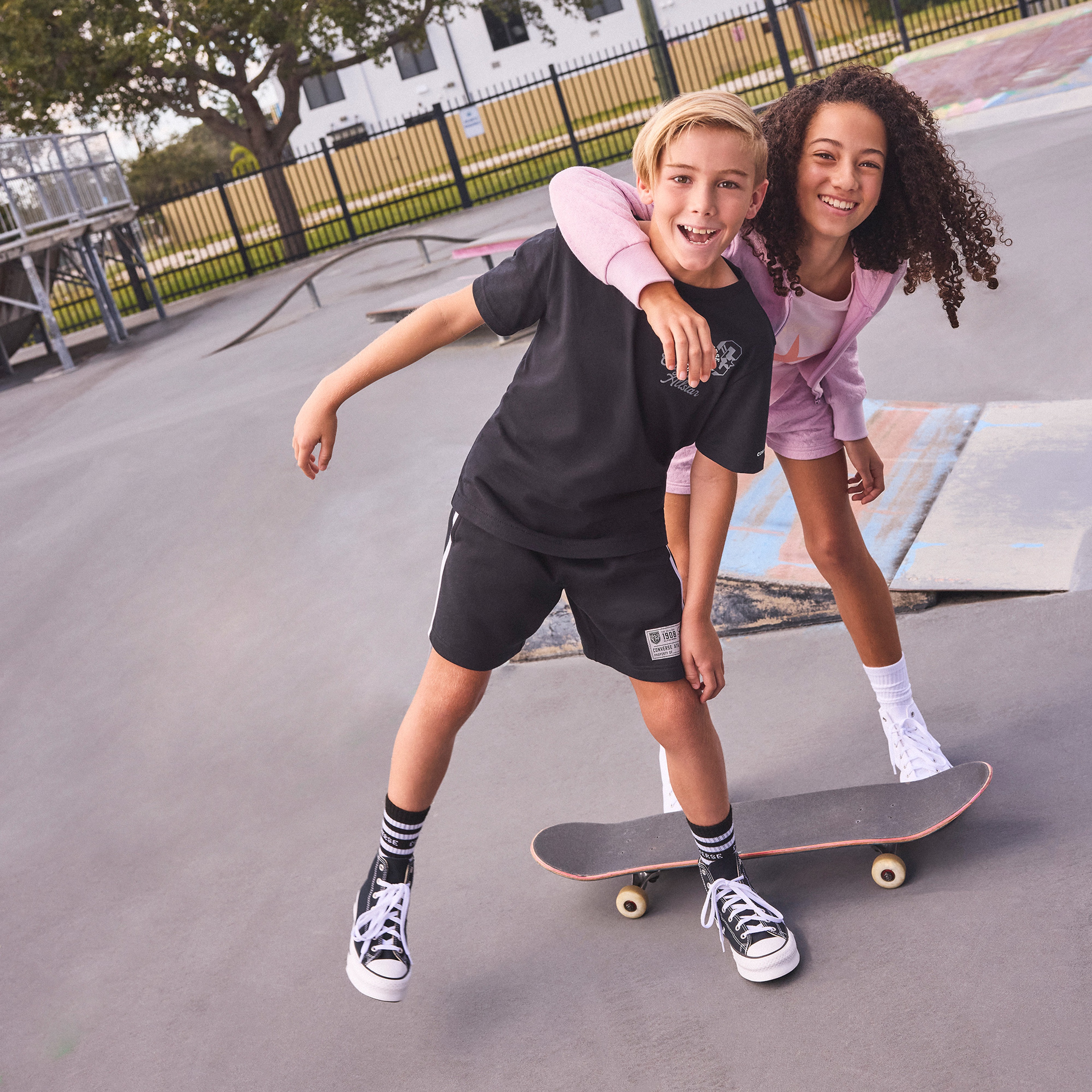 Converse Chuck Taylor Çocuk Pembe T-Shirt