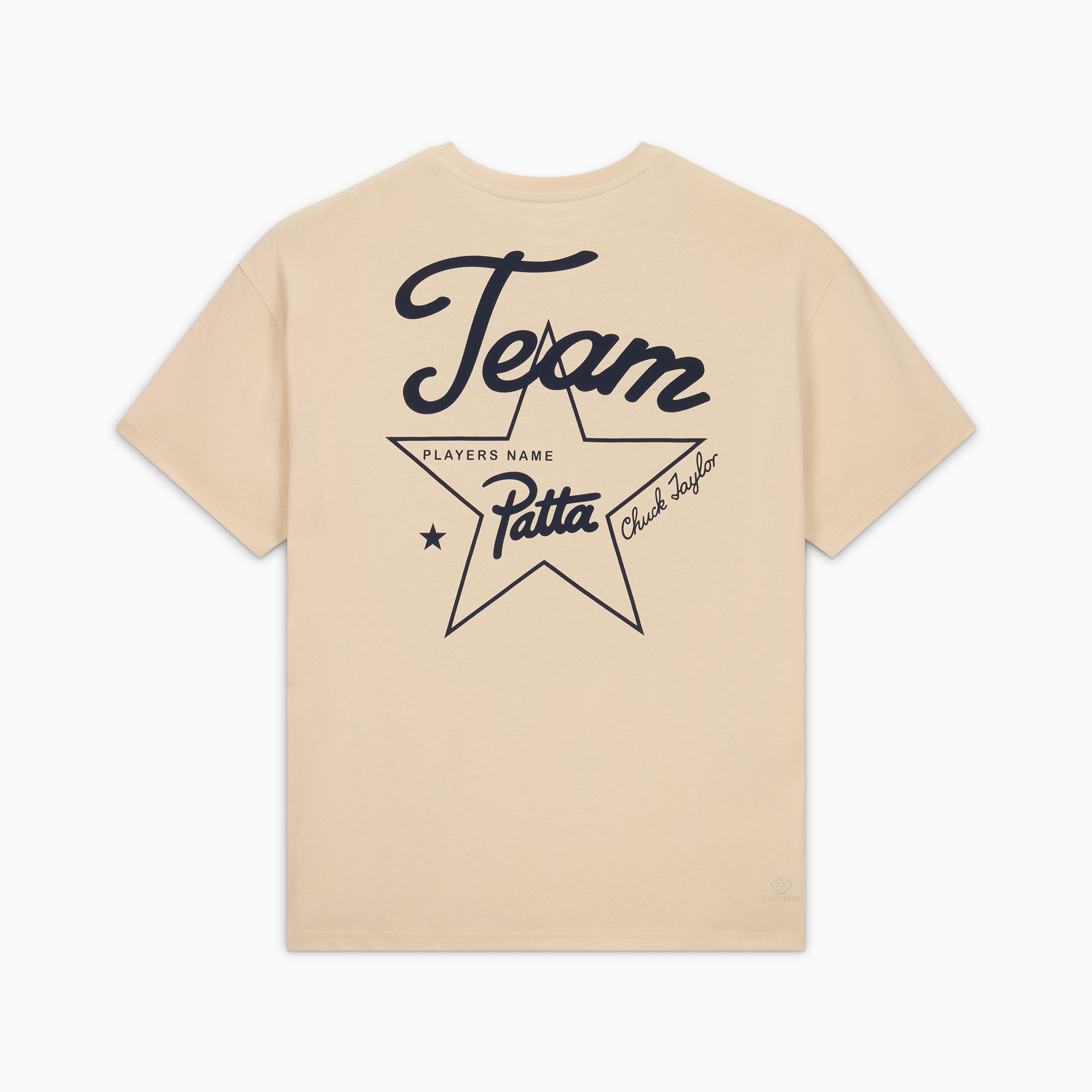 Converse x Patta Unisex Krem T-Shirt