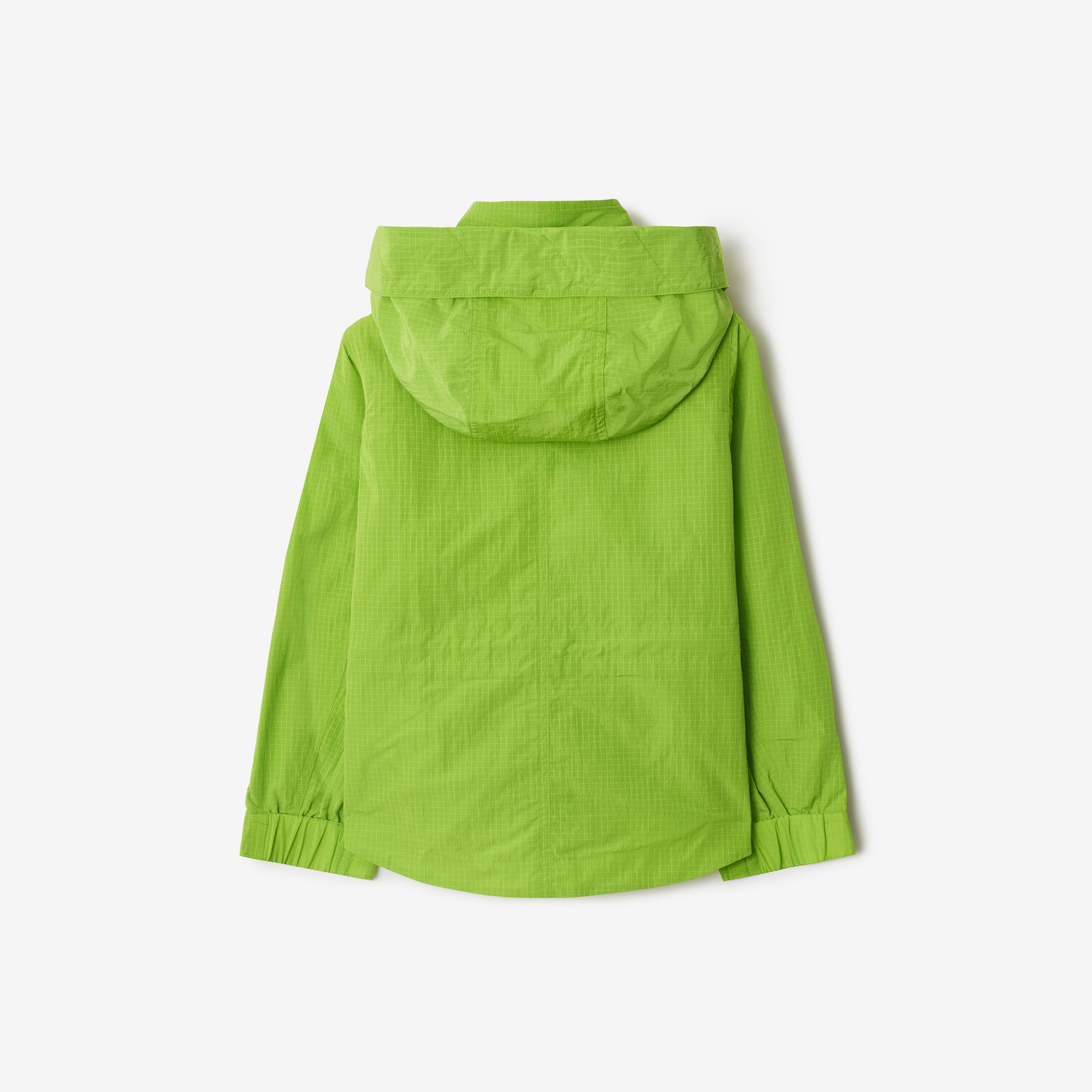 Burberry Charlie Nylon Çocuk Yeşil Mont