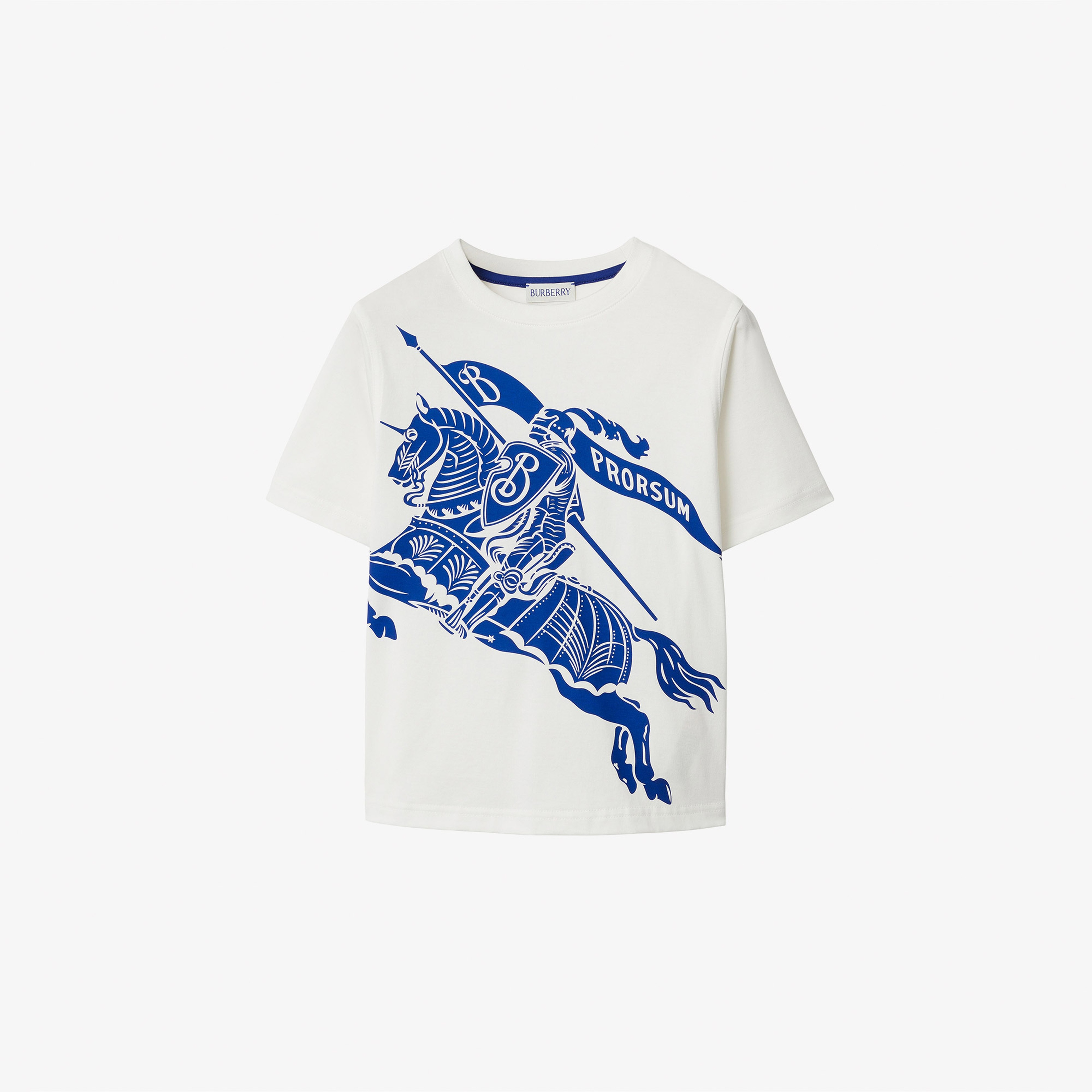 Burberry Pamuklu Çocuk Beyaz T-Shirt