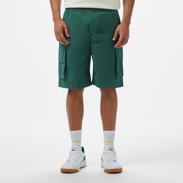 Lacoste House of SuperStep x Lacoste Erkek Yeşil Şort