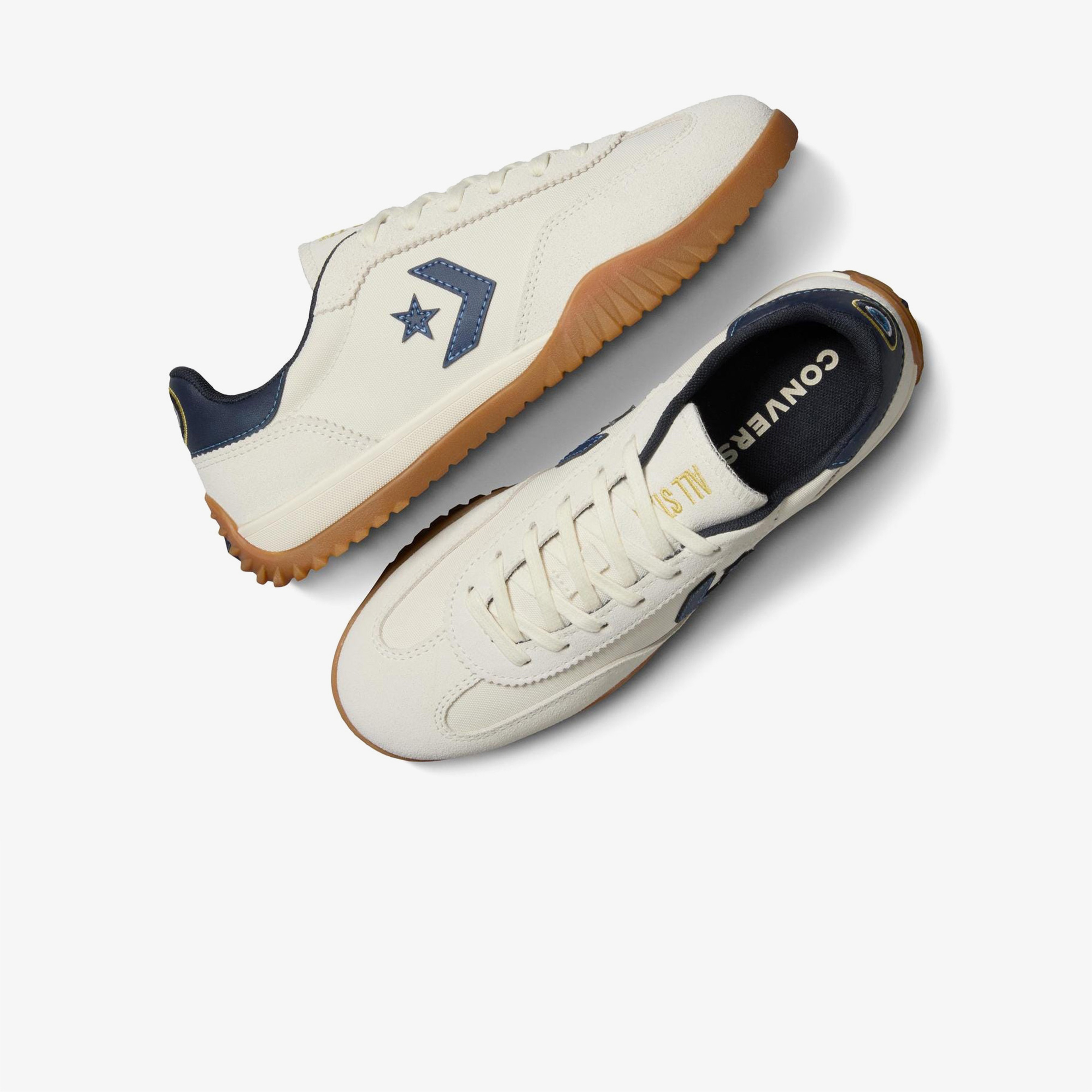 Converse x Evil Eye Run Star Trainer Unisex Bej Süet Sneaker