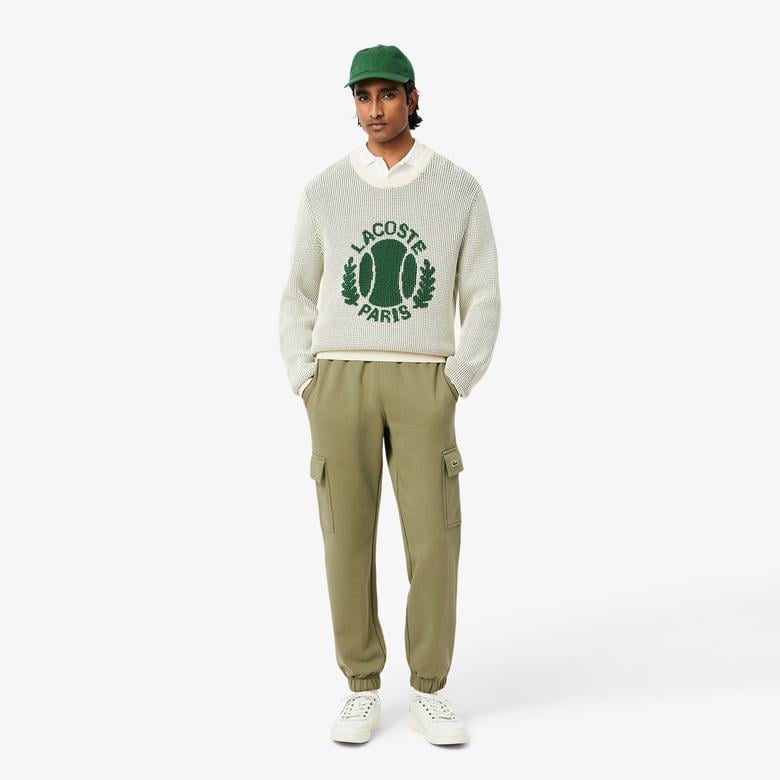 Lacoste Fleece Cargo Erkek Yeşil Eşofman Altı