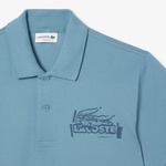 Lacoste L.12.12 Classic Fit Erkek Mavi Polo