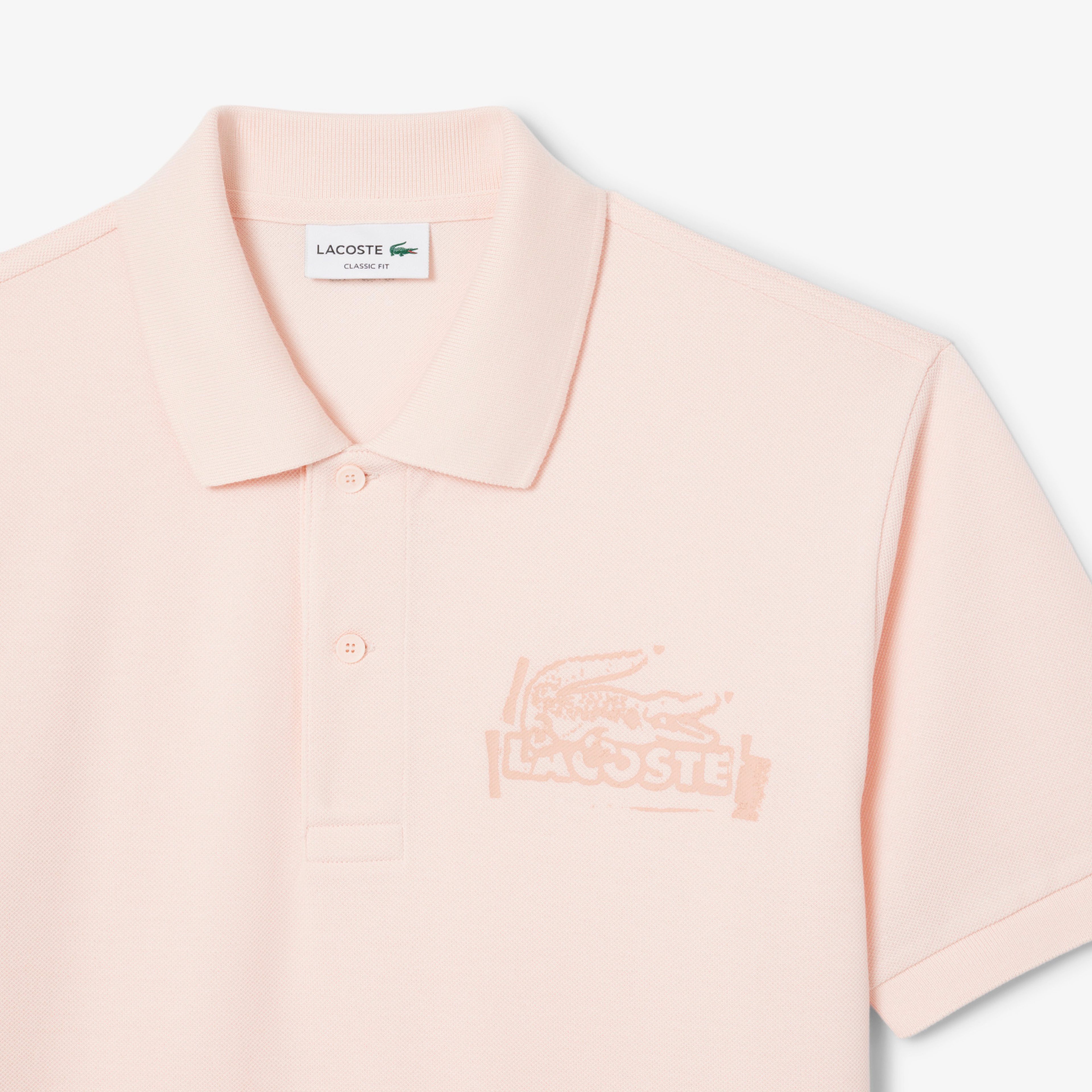 Lacoste L.12.12 Classic Fit Kadın Pembe Polo