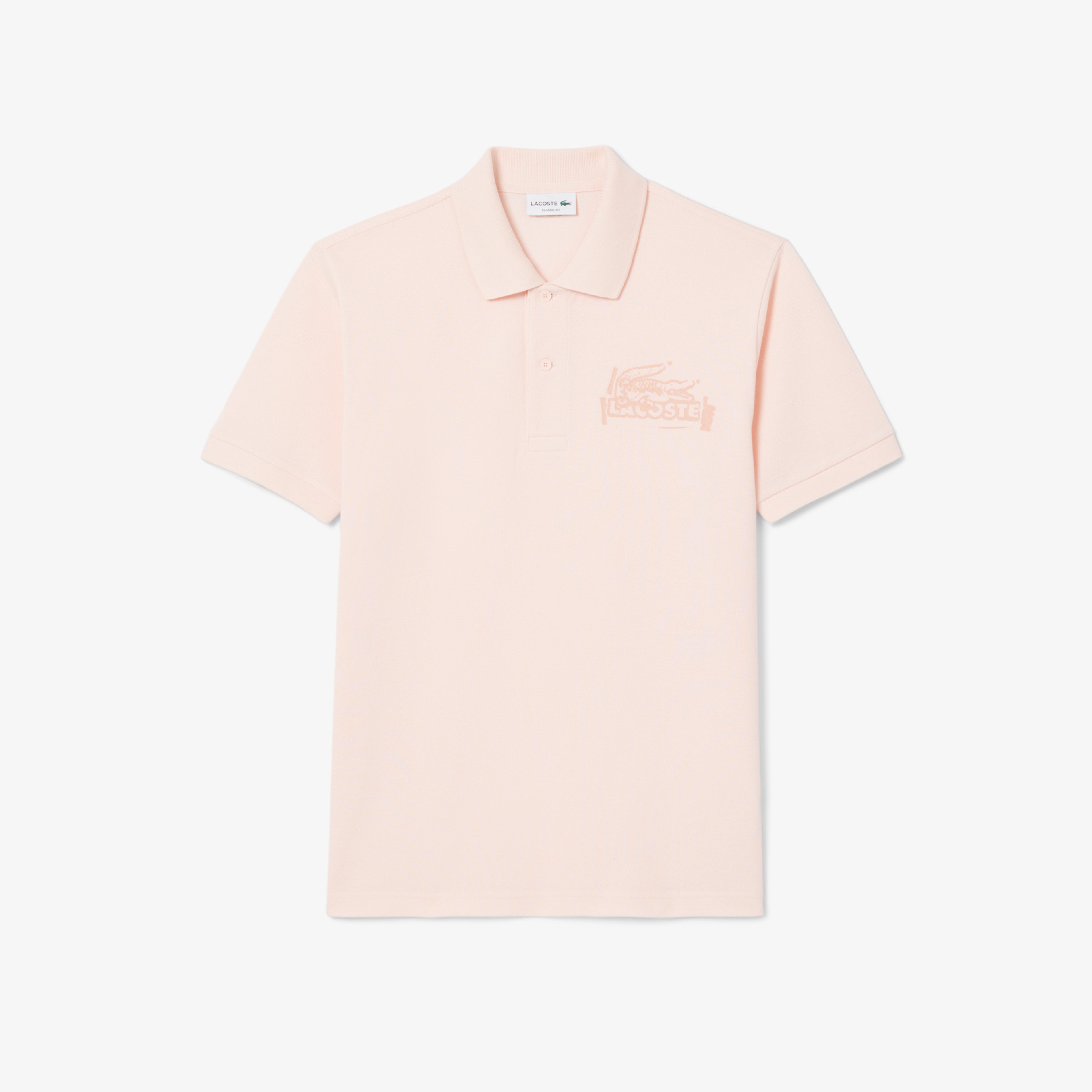 Lacoste L.12.12 Classic Fit Kadın Pembe Polo
