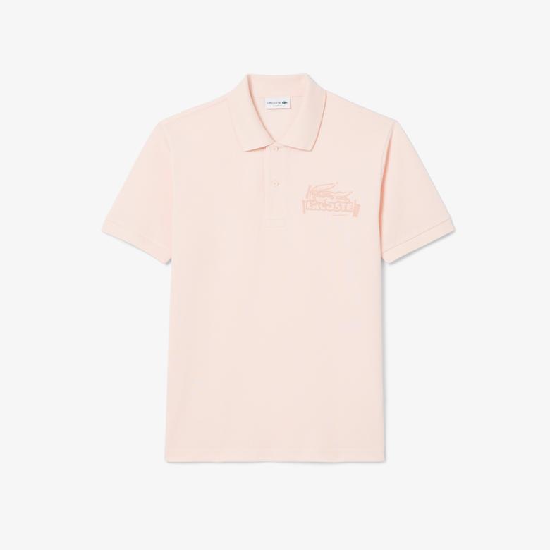 Lacoste L.12.12 Classic Fit Kadın Pembe Polo