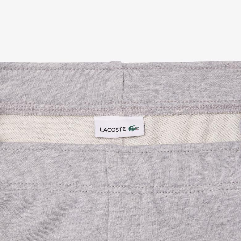 Lacoste Cotton Fleece Cargo Çocuk Gri Şort