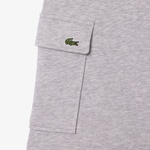 Lacoste Cotton Fleece Cargo Çocuk Gri Şort
