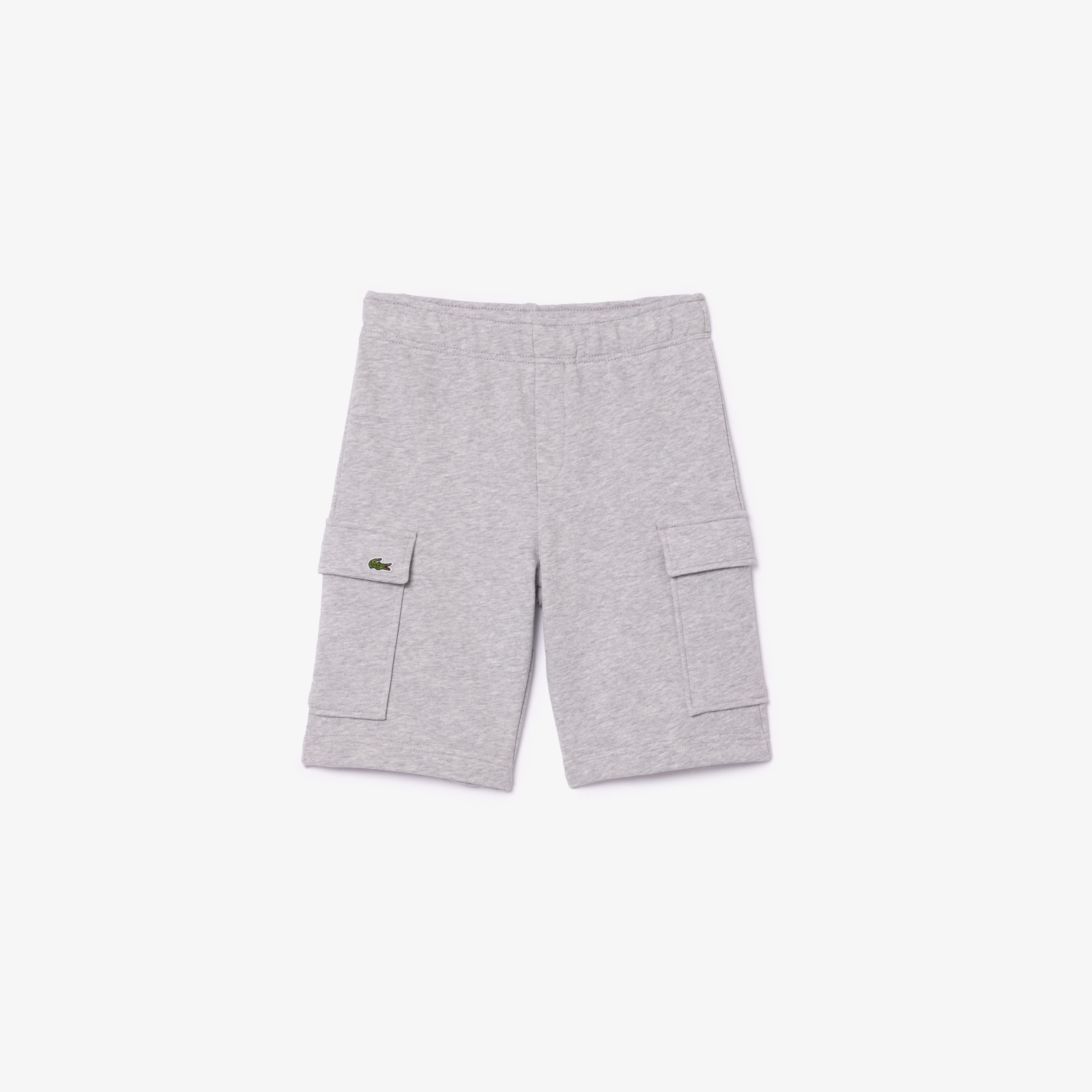 Lacoste Cotton Fleece Cargo Çocuk Gri Şort