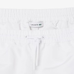 Lacoste Long Print Kadın Beyaz Şort