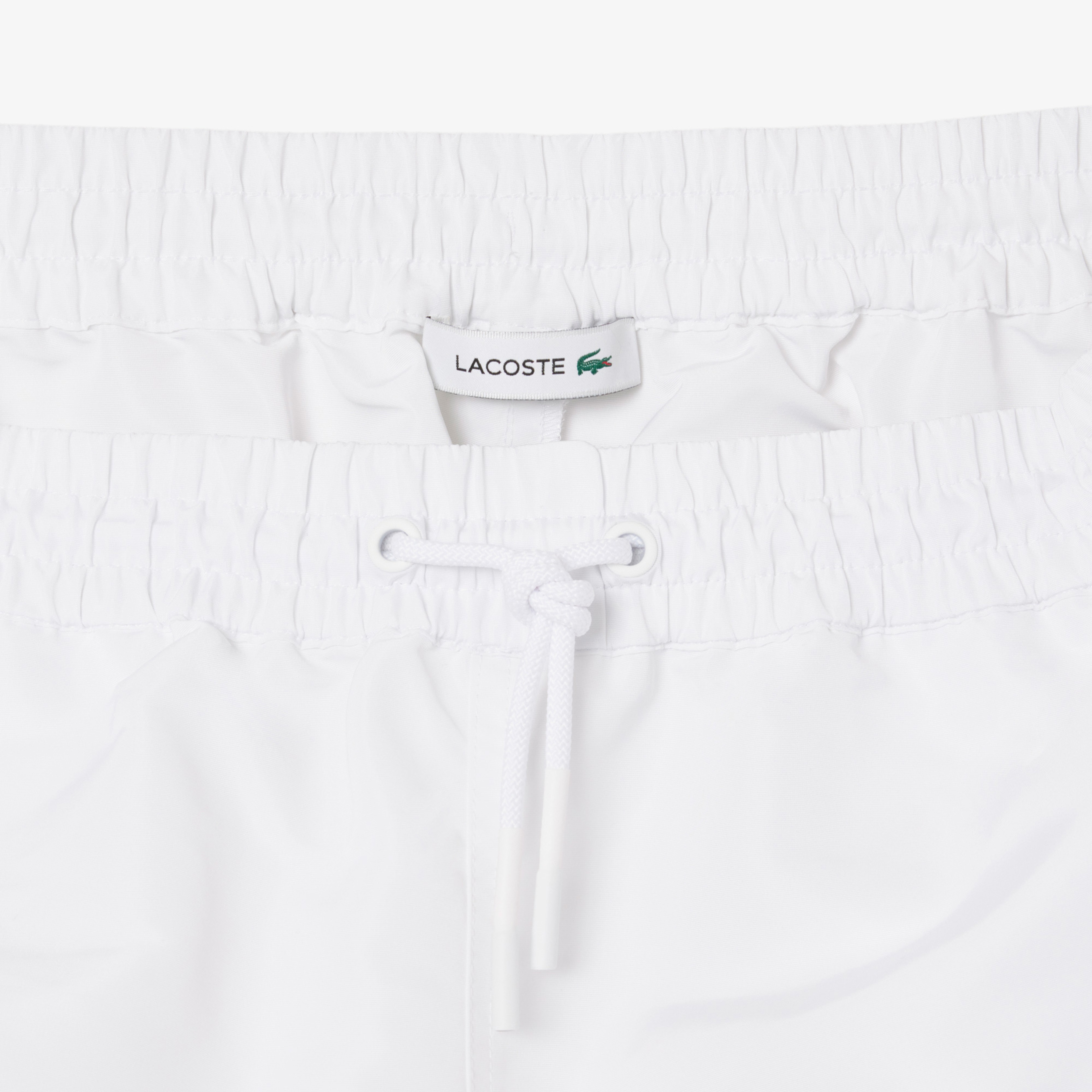 Lacoste Long Print Kadın Beyaz Şort