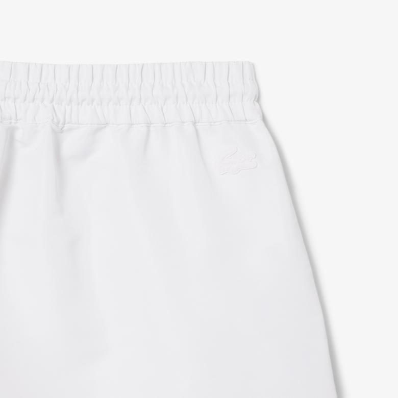 Lacoste Long Print Kadın Beyaz Şort
